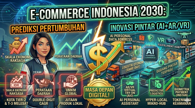Lanskap ekonomi digital di Indonesia terus melesat tanpa tanda-tanda melambat. Memasuki pertengahan tahun 2026, pasar e-commerce tanah air telah bertransformasi dari sekadar platform jual-beli elektronik menjadi sebuah ekosistem cerdas yang sangat terintegrasi. Dengan populasi usia produktif yang melek digital dan penetrasi internet yang merata hingga ke pelosok daerah, Indonesia kini kokoh menjadi motor utama pertumbuhan ekonomi digital di Asia Tenggara.