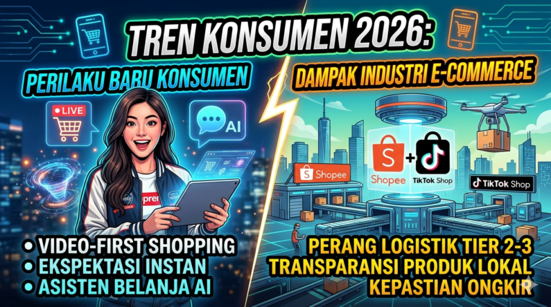 Dunia e-commerce tidak pernah statis, tetapi tahun 2026 mencatat pergeseran yang paling radikal dalam sejarah belanja digital. Konsumen hari ini bukan lagi sekadar pembeli pasif yang mencari barang lewat kolom pencarian teks, melainkan individu yang menuntut kecepatan instan, interaksi nyata, dan personalisasi tingkat tinggi.
