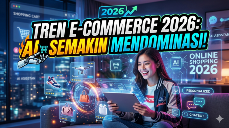 Dunia belanja online telah bergeser dari sekadar menggulir halaman produk (scrolling) menjadi sebuah pengalaman interaktif yang sangat personal. Memasuki tahun 2026, kecerdasan buatan (Artificial Intelligence atau AI) bukan lagi sekadar alat pelengkap di balik layar, melainkan motor utama yang mengendalikan ekosistem e-commerce.