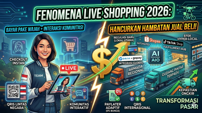 Di tahun 2026, fenomena live shopping atau video commerce bukan lagi sekadar tren musiman, melainkan strategi wajib yang menggerakkan roda ekonomi e-commerce.
